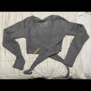 SKIMS Cozy Knit Wrap Top